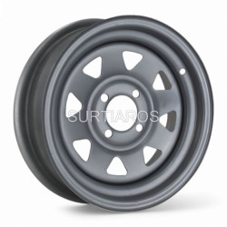 Aro 13x5.5" 4x100 ET0 CB71.6 Plateado