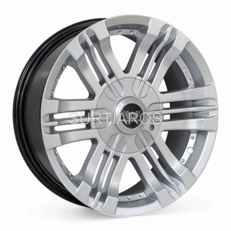 Aro 17x8" 6x114.3 ET20 CB83.1 Hiper Plateado