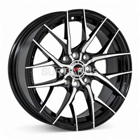 Aro 15x7" 8x100/114.3 ET38 CB73.1 Negro Maquinado