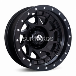 Aro 17x9" 6x139.7 ET-12 CB106.1 Negro Mate con Remaches