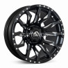 Aro 17x9" 6x139.7 ET0 CB110.1 Negro Mate Fresado