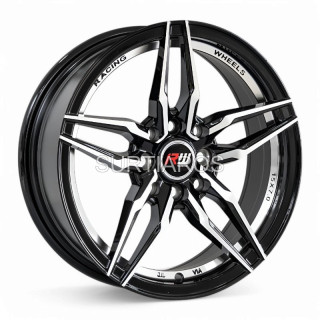 Aro 15x7" 8x100/114.3 ET38 CB73.1 Negro Maquinado con Detalle Pulido