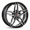 Aro 15x7" 8x100/114.3 ET38 CB73.1 Negro Maquinado con Detalle Pulido