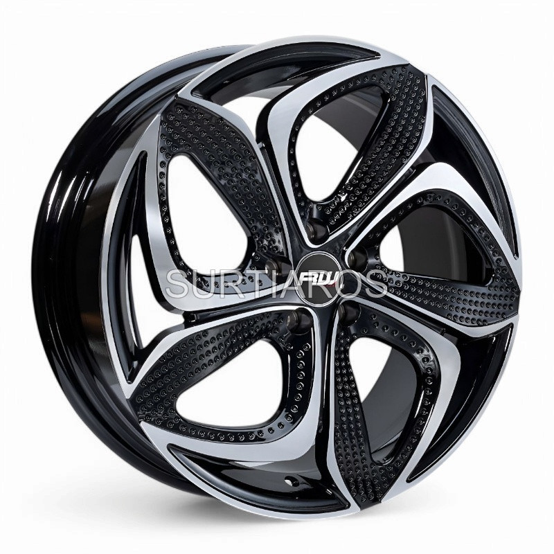 Aro 18x8" 5x100 ET40 CB73.1 Negro Maquinado