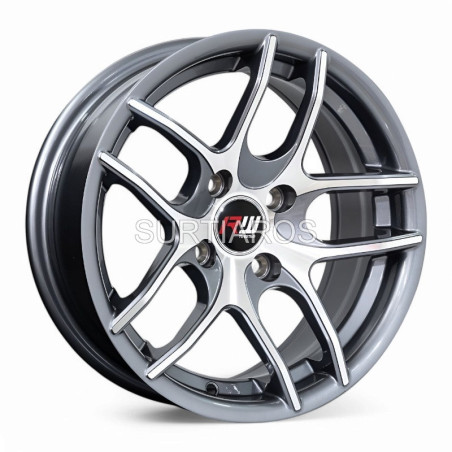Aro 15x7" 8x100/114.3 ET35 CB73.1 Negro Maquinado