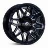 Aro 17x9" 6x139.7 ET-12 CB106.1 Negro Fresado