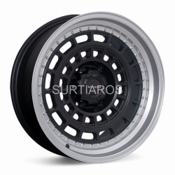 Aro 18x9" 6x139.7 ET0 CB110.5 Negro Mate con Aro Pulido