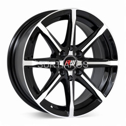 Aro 15x7" 8x100/114.3 ET30 CB73.1 Negro Maquinado