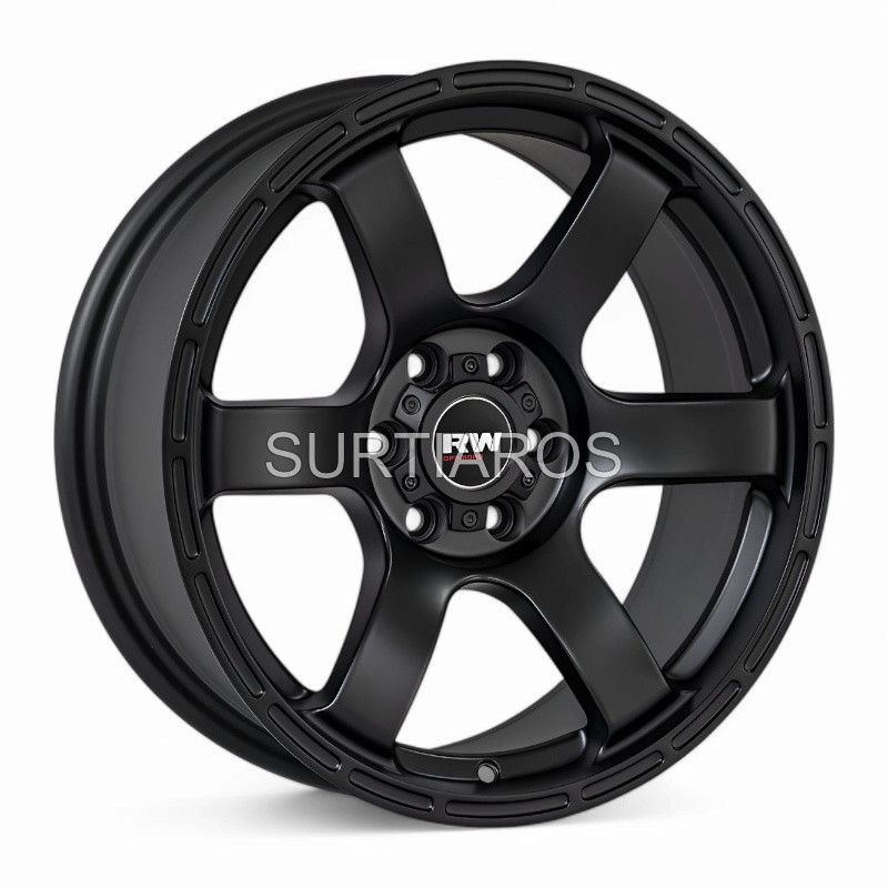 Aro 17x9" 6x114.3 ET0 CB66.1 Negro Mate