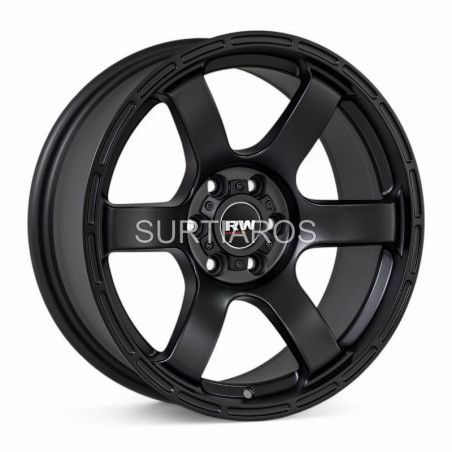 Aro 17x9" 6x114.3 ET0 CB66.1 Negro Mate