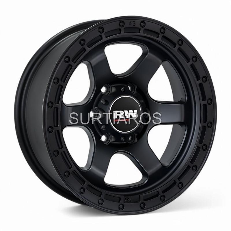 Aro 17x9" 6x139.7 ET-10 CB110.5 Negro Mate