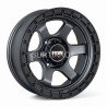 Aro 17x9" 6x139.7 ET-10 CB110.5 Negro Mate con Aro Negro