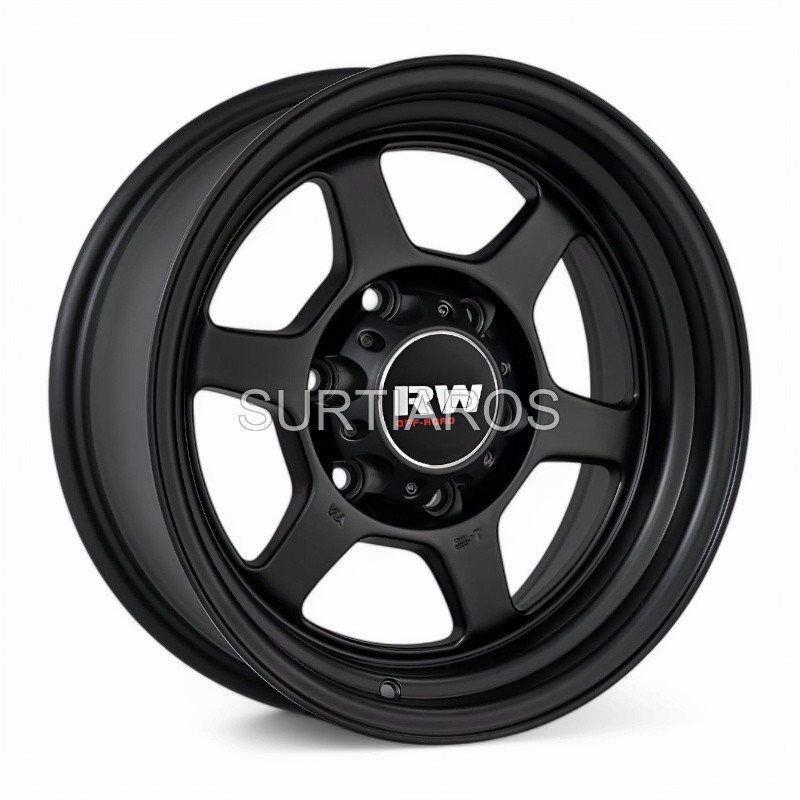 Aro 16x8" 6x139.7 ET-5 CB110.5 Negro Mate