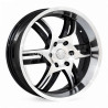 Aro 20x8" 6x139.7 ET35 CB110 Negro Maquinado con Labio