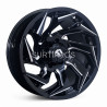Aro 18x9" 6x139.7 ET-15 CB106.1 Negro Fresado
