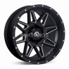 Aro 20x9" 6x139.7 ET0 CB106.1 Negro Mate Fresado