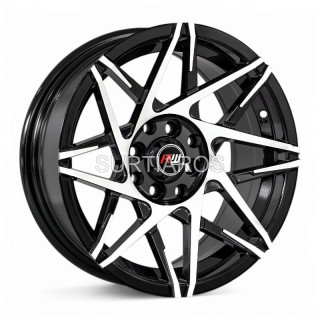 Aro 15x7" 8x100/114.3 ET10 CB73.1 Negro Maquinado