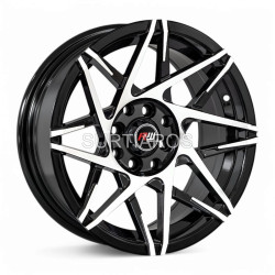 Aro 15x7" 8x100/114.3 ET10 CB73.1 Negro Maquinado