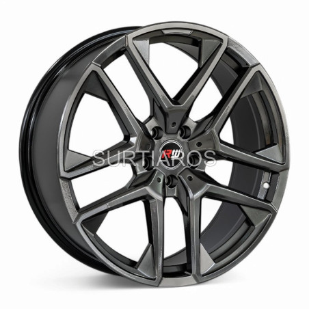 Aro 20x8.5" 5x112 ET35 CB66.6 Hiper Negro