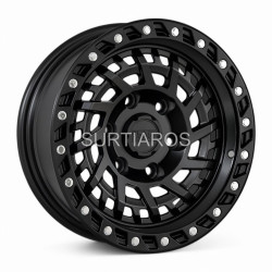 Aro 15x8" 6x139.7 ET0 CB110.5 Negro Mate con Remaches