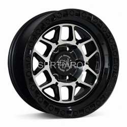 Aro 16x8" 6x139.7 ET0 CB108.2 Negro Maquinado