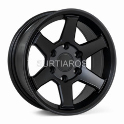 Aro 16x8" 6x139.7 ET0 CB110.5 Negro Mate