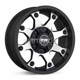 Aro 16x8" 6x139.7 ET0 CB110.5 Negro Mate Maquinado