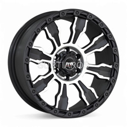 Aro 20x9" 6x139.7 ET20 CB110.5 Negro Mate Maquinado