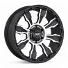Aro 20x9" 6x139.7 ET20 CB110.5 Negro Mate Maquinado