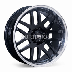 Aro 20x9" 6x139.7 ET0 CB106.1 Negro con Labio Pulido
