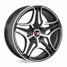 Aro 17x7.5" 4x100 ET25 CB73.1 Negro Mate Maquinado