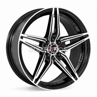 Aro 17x7.5" 8x100/108 ET25 CB73.1 Negro Maquinado