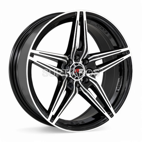 Aro 17x7.5" 8x100/108 ET25 CB73.1 Negro Maquinado