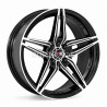 Aro 17x7.5" 8x100/108 ET25 CB73.1 Negro Maquinado