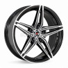 Aro 17x7.5" 5x114.3 ET25 CB73.1 Negro Maquinado
