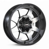 Aro 20x10" 10x114.3/127 ET-24 CB71.5 Negro Mate Maquinado
