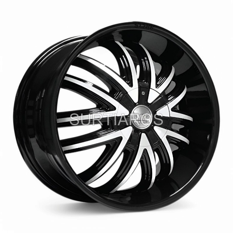 Aro 20x7.5" 12x135/139.7 ET15 CB110 Negro Maquinado