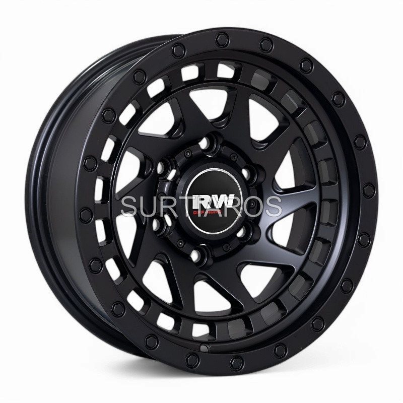 Aro 15x8" 6x139.7 ET0 CB110.5 Negro Mate