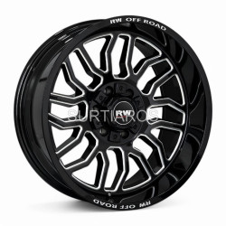 Aro 20x10" 6x135 ET-19 CB87.1 Negro Fresado