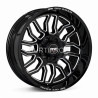 Aro 20x10" 6x135 ET-19 CB87.1 Negro Fresado