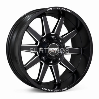 Aro 20x10" 5x120 ET-24 CB65.1 Negro Mate Fresado