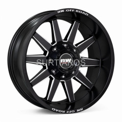 Aro 20x10" 5x120 ET-24 CB65.1 Negro Mate Fresado