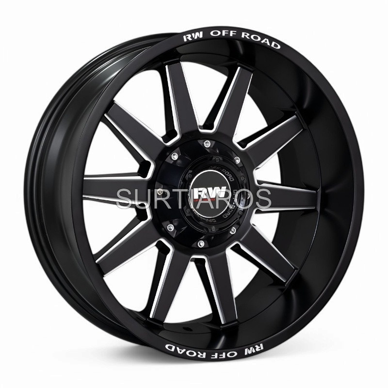 Aro 20x10" 5x120 ET-24 CB65.1 Negro Mate Fresado