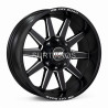 Aro 20x10" 5x120 ET-24 CB65.1 Negro Mate Fresado