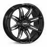 Aro 20x10" 5x120 ET-24 CB65.1 Negro Brillante Fresado