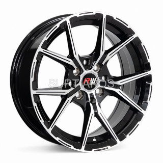Aro 15x7" 8x100/114.3 ET35 CB73.1 Negro Maquinado