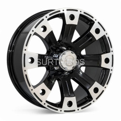 Aro 20x9" 6x139.7 ET10 CB108 Negro Maquinado