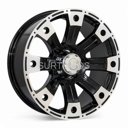 Aro 20x9" 6x139.7 ET10 CB108 Negro Maquinado