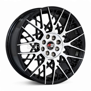 Aro 17x7.5" 8x100/114.3 ET42 CB73.1 Negro Maquinado