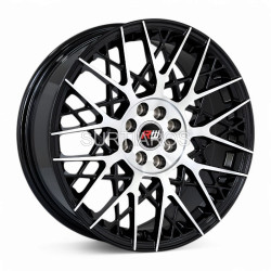 Aro 17x7.5" 8x100/114.3 ET42 CB73.1 Negro Maquinado